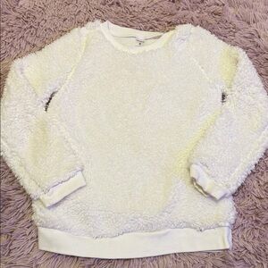 Carter's Soft White Fleece Women's Sweater